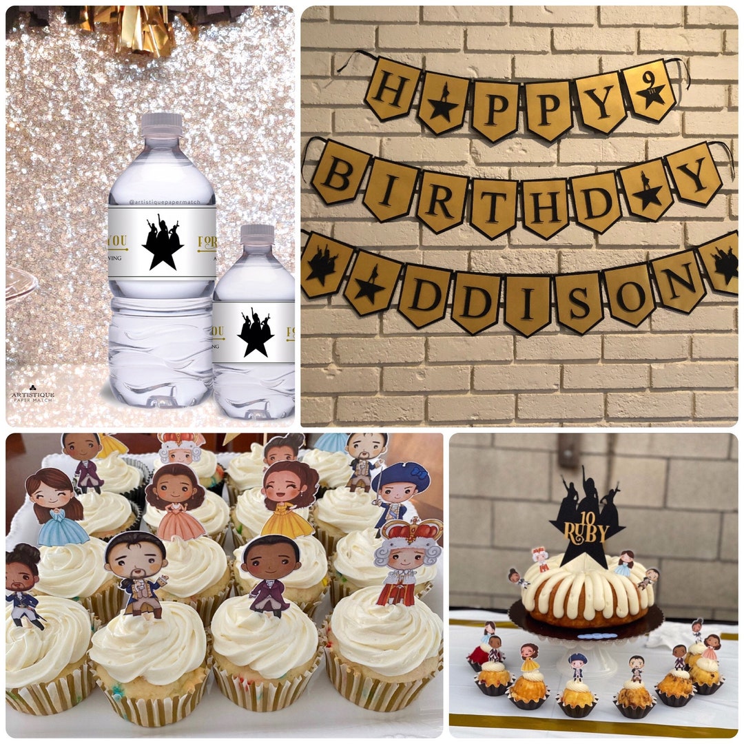 Hamilton Birthday Package, Hamilton Musical Inspired Birthday Party