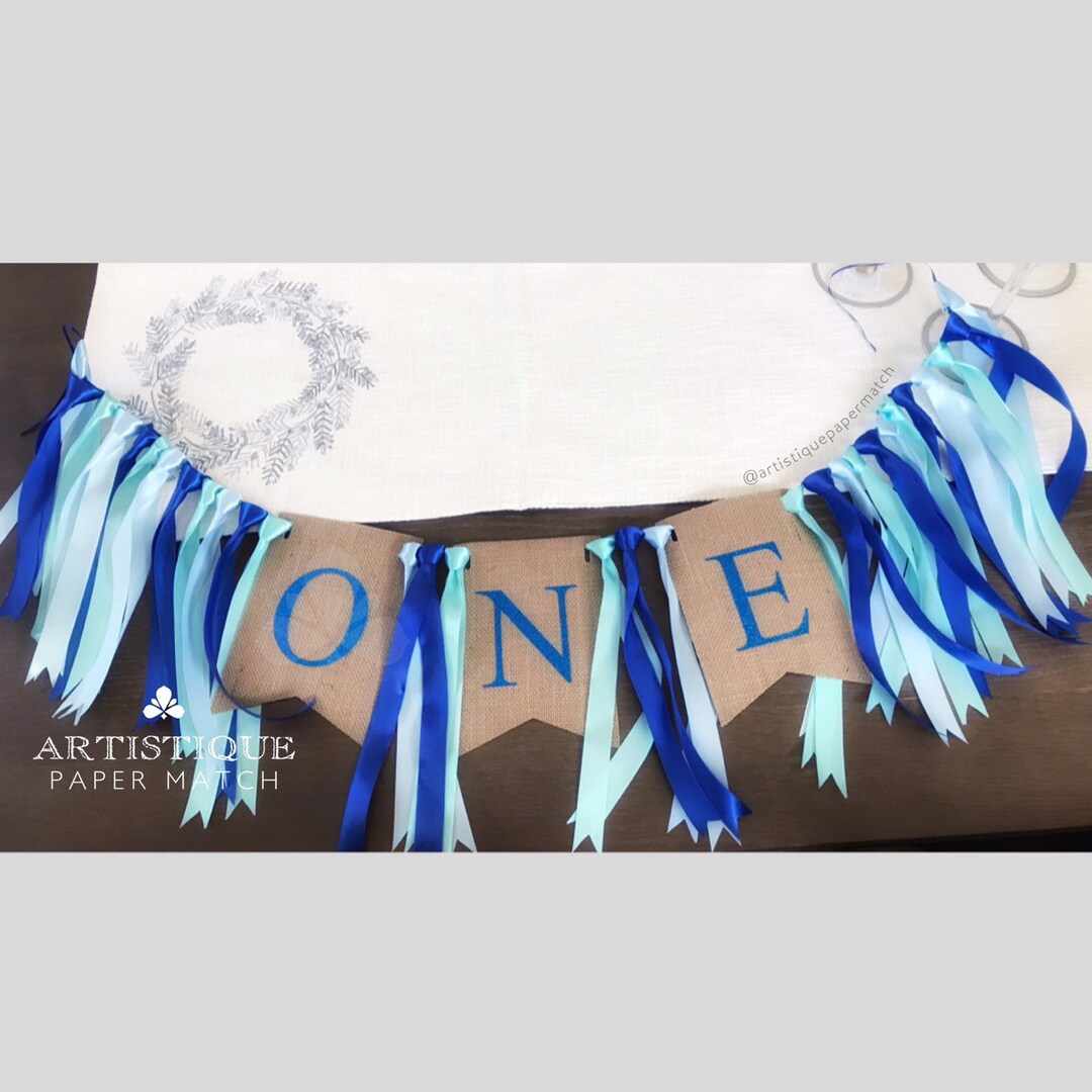 Monkey Boy First Birthday High Chair Banner - Foldable Decoration For Baby's 1st Birthday Party - View #11