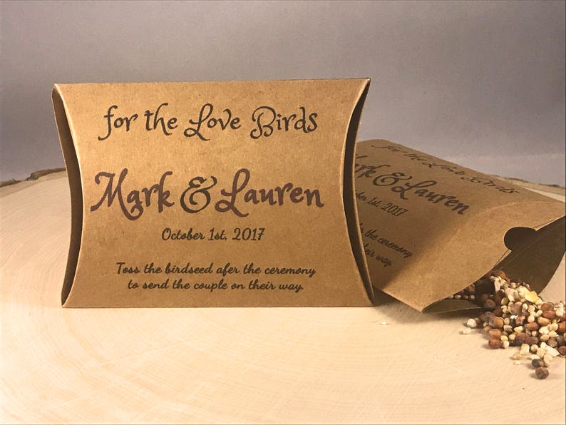 Bird Seed Wedding Exit Toss For the Love Birds Eco Etsy