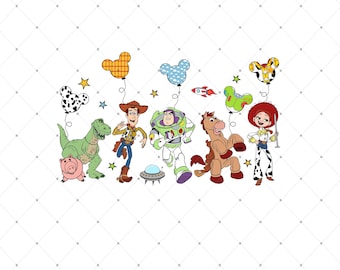 Amigos de Toy Story (Png), Globo con cabeza de Mickey (Png), Personajes de Toy Story (Png), Reino Mágico (Png), Viaje de Halloween de Disney (Png)