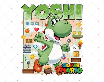 Super Mario Yoshi PNG, Disney Bros Epic Universe, Conjunto Familiar