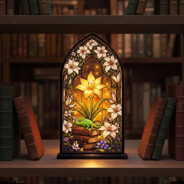 Disney Tangled Suncatcher Candle Holder, Rapunzel Princess Bookshelf, Magic Flower Fairy Room