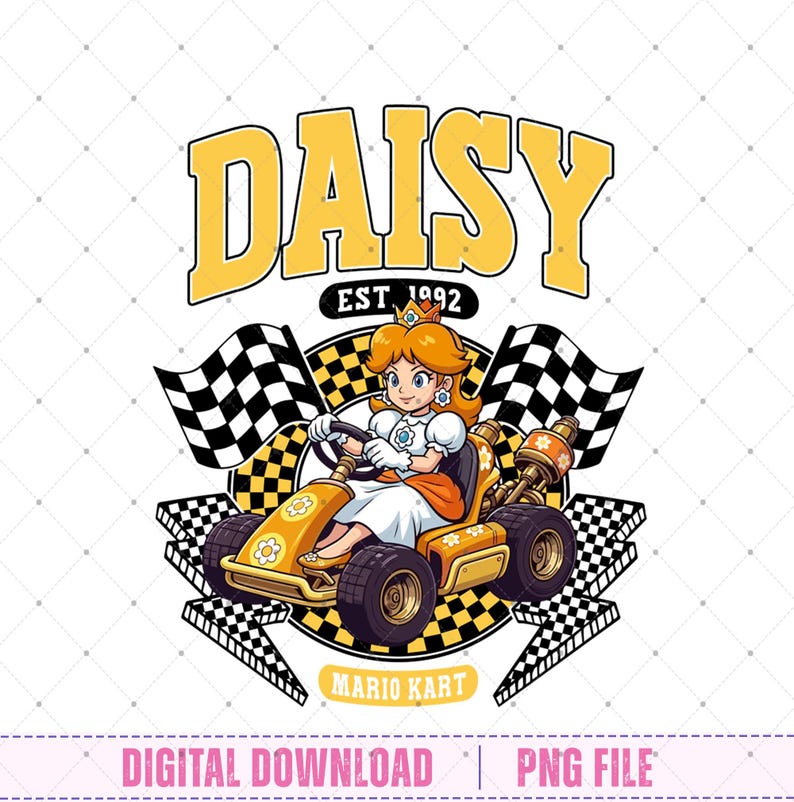 Race Cars Super Mario Epic Universe Png, Daisy Epic Universe Family ...