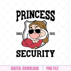 Disneyland Dad Png, Grumpy Princess Security, Magic Kingdom, Digital Download