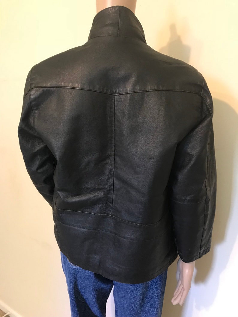 Vintage leather jacket 90s