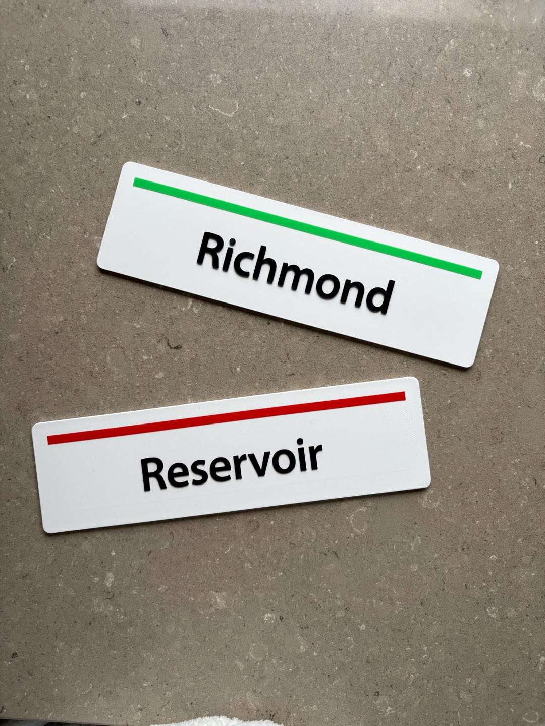 Mini Train Sign Custom Melbourne Train Station Tram Mini Sign | Metro Tunnel New Style ...