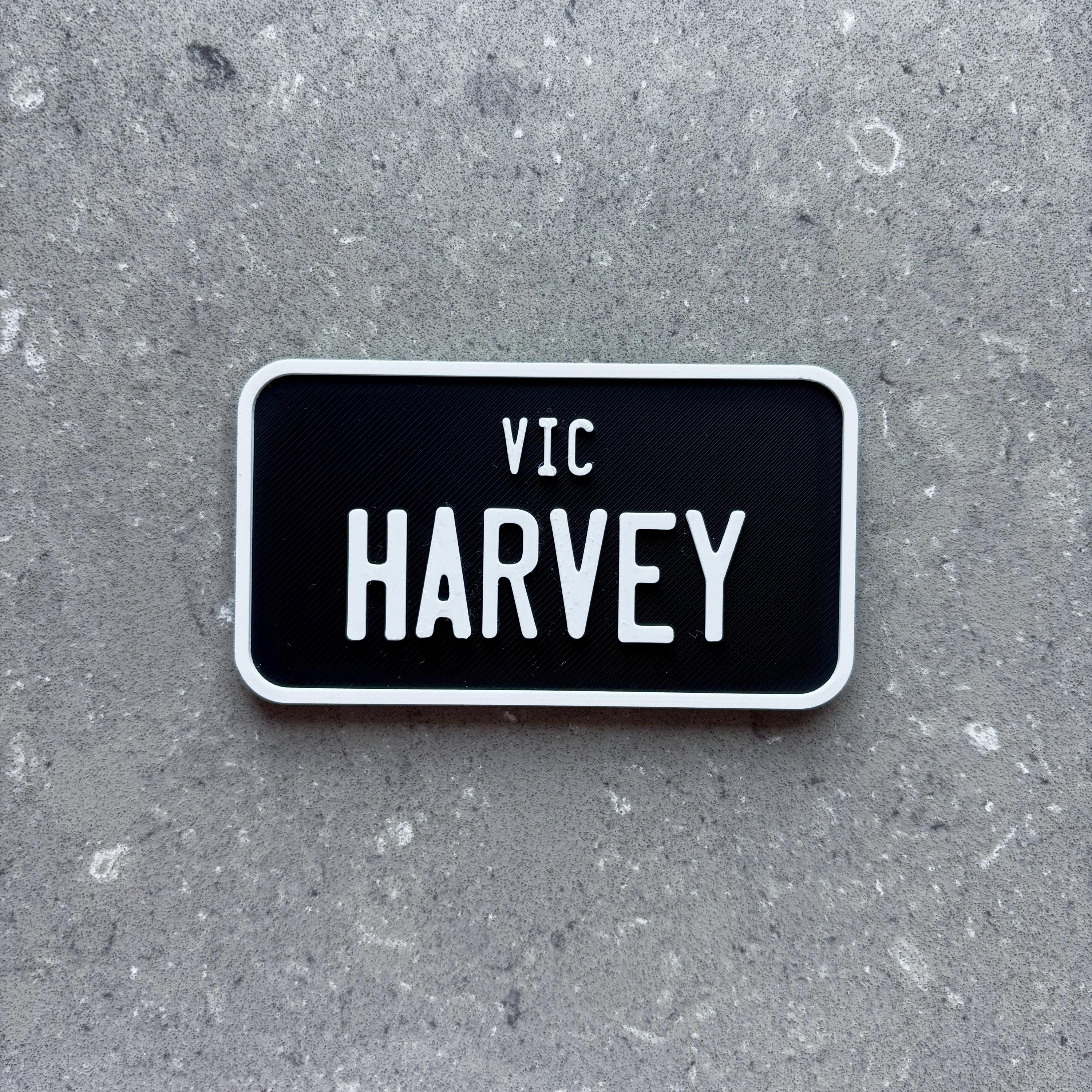 Custom Mini Kids Number Plate 3D Printed | Cozy Coupe Accessory ...