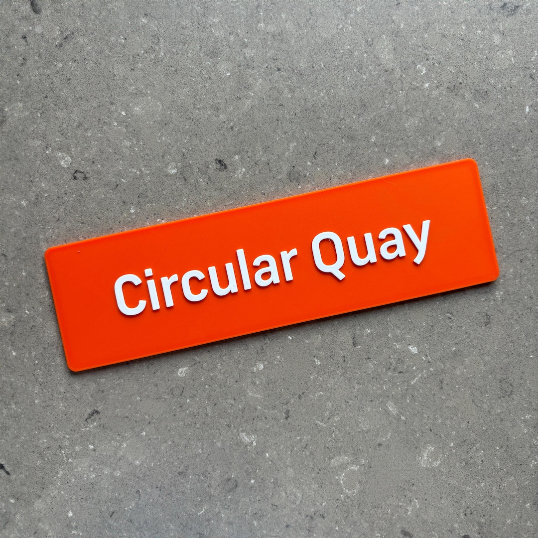 Sydney Trains Personalised Train Station Mini Signage - Etsy Australia