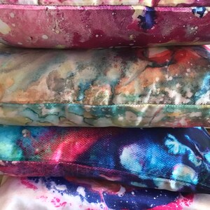 Pillowcase. Made of Universe. Customized statement throw pillow cover sofa bed hand painted. Unique gift idea for her, mom, Wedding decor image 6