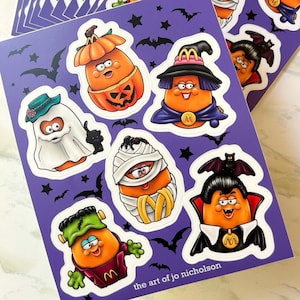 Spooky Chicky Nuggs - 6.5&quot; Sticker Sheet
