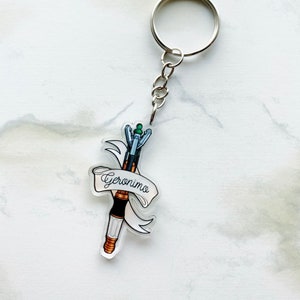 Geronimo - 2&quot; Acrylic Charm Keychain
