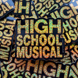 High School Musical - 3" Glitter Sticker