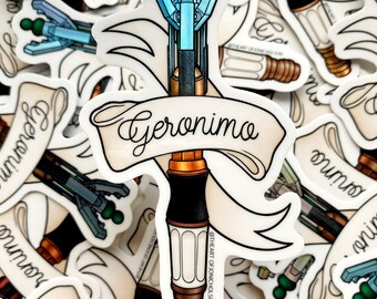 Gerónimo - Pegatina de 4"