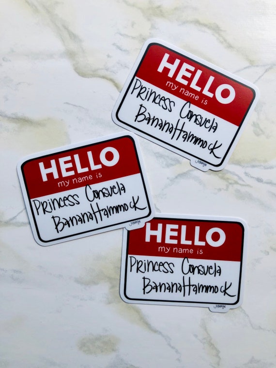 Download Princess Consuela Banana Hammock 3 Sticker Etsy