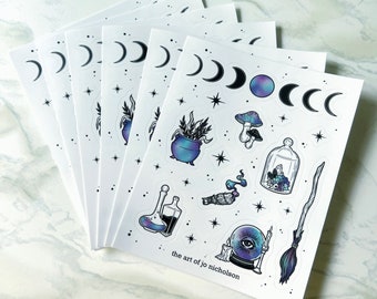 Witchy Magic - 7" Sticker Sheet