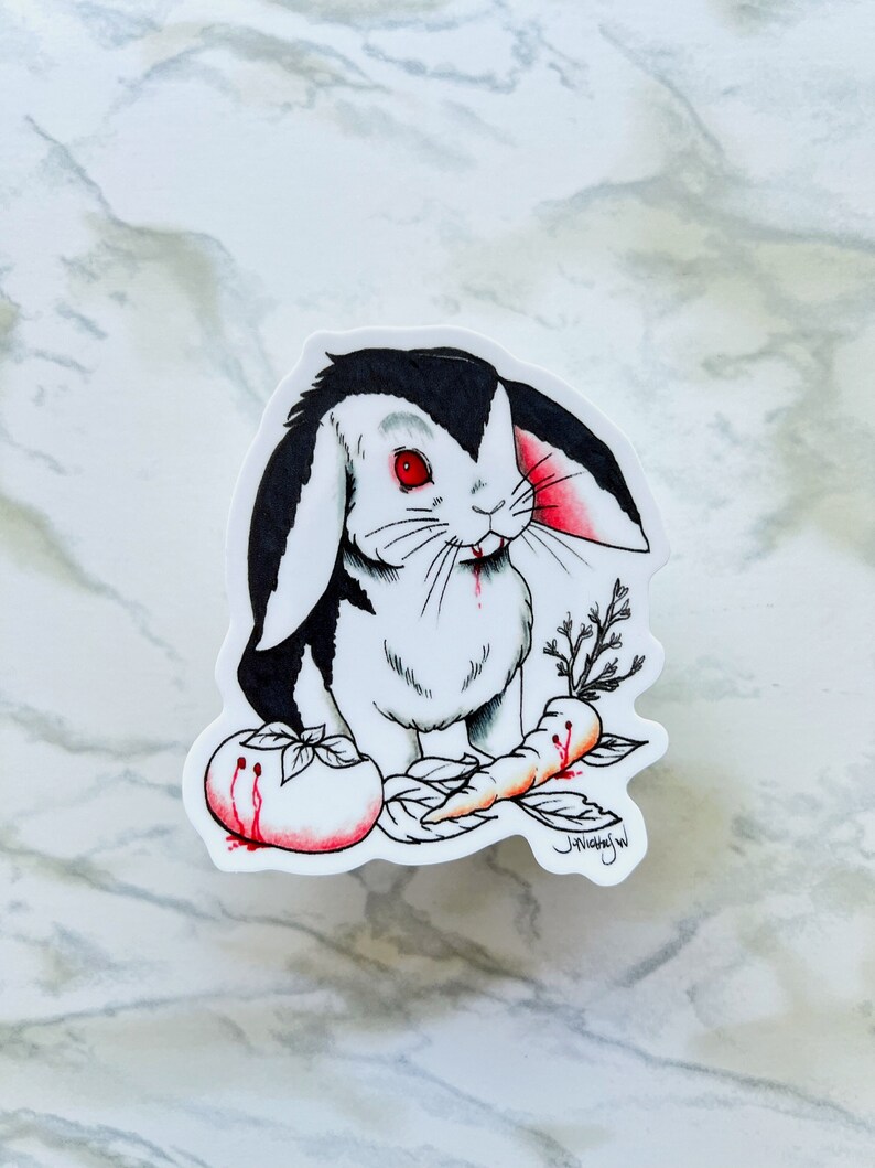 Bunnicula 3 Vinyl Sticker image 1