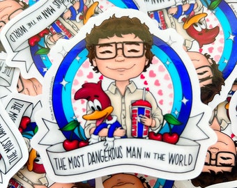 The Most Dangerous Man In The World (Alexei) - 3" Sticker