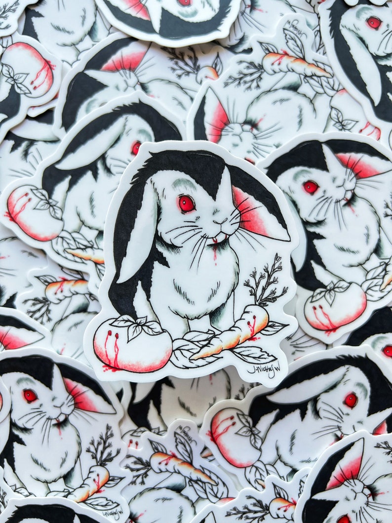 Bunnicula 3 Vinyl Sticker image 3