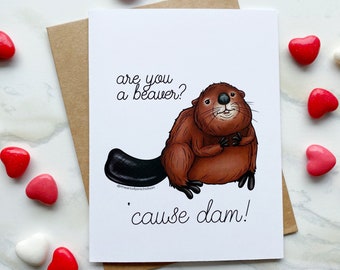 Are You A Beaver? - A2 Blank Card
