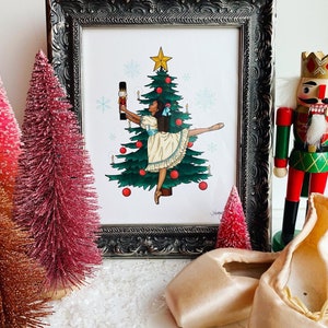 Clara & The Nutcracker - 8 x 10&quot; Print
