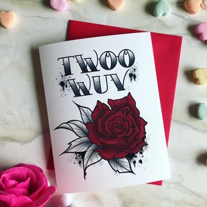Twoo Wuv - A2 Blanco Kaart