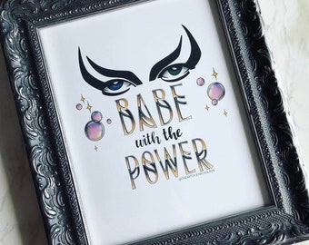 Babe With The Power - 5 x 7' and 8 x 10" print