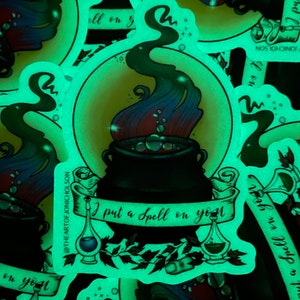 I Put A Spell On You - 3” Glow-in-the-Dark Sticker