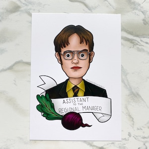 Assistant (to the) Regional Manager- 5 x 7&quot; print