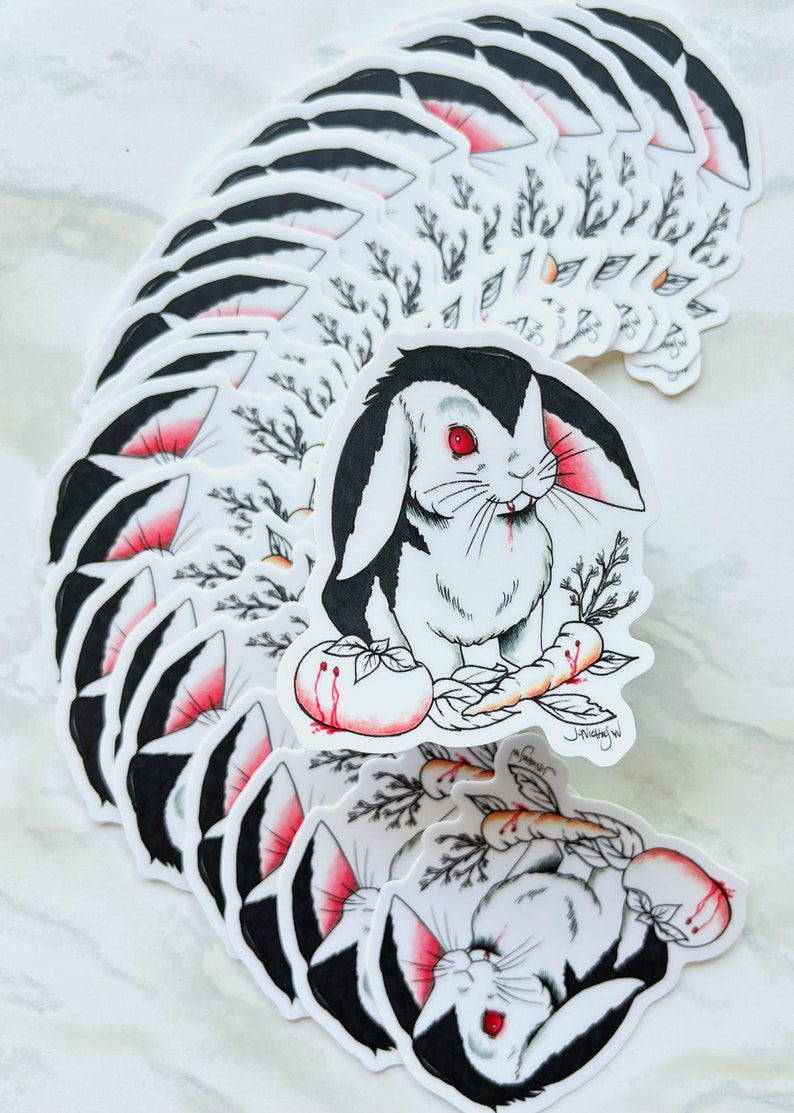 Bunnicula 3 Vinyl Sticker image 2