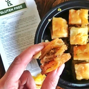 Gluten Free Baklava with Walnut, Turkish, Daily, Handmade