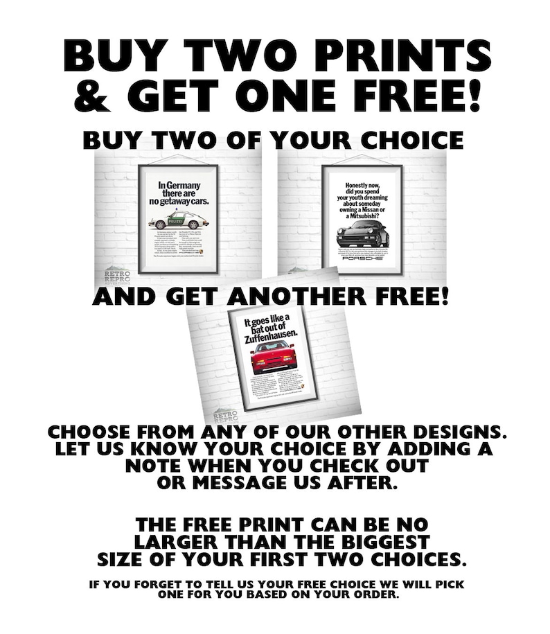 Vintage Porsche 944 Turbo Old Original Ad Advert Nostalgia | Etsy