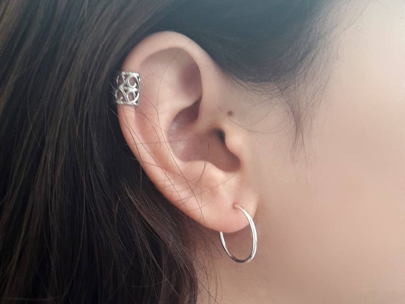 Upper Ear Earring Trendy Ear Cuff Gold Silver Earring Tiny Etsy