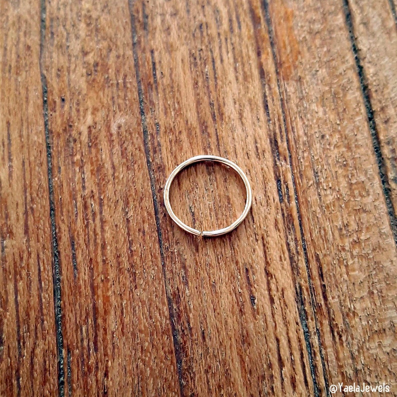 Belly Button Ring Simple and Delicate Belly Button Hoop Ring Etsy