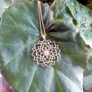 Mandala necklace, Seed Of Life Necklace