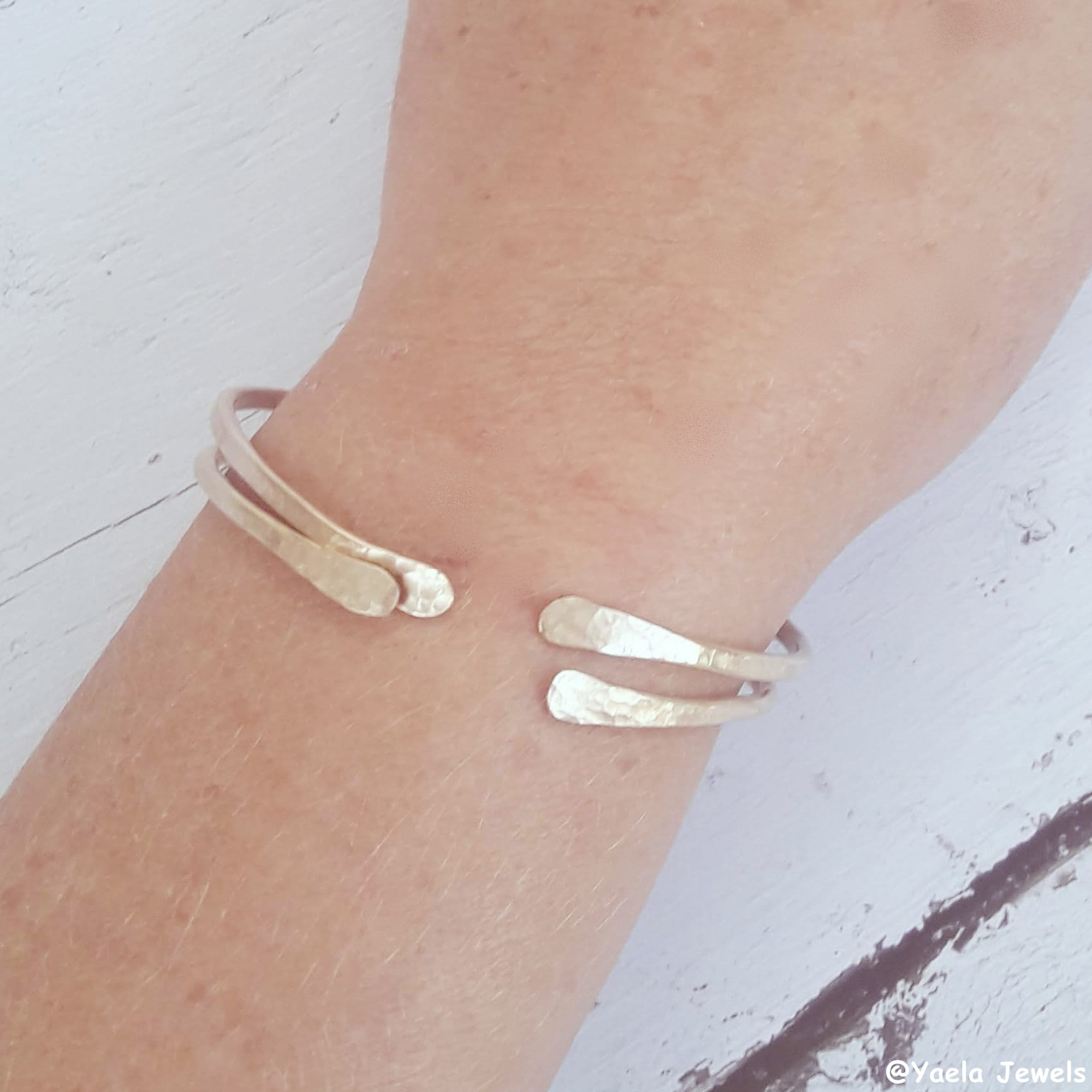 14K Goldfilled Cuff Bracelet Wire Goldfilled Cuff Bracelet Etsy