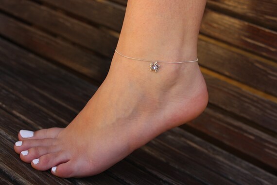 Etsy butterfly anklet deals