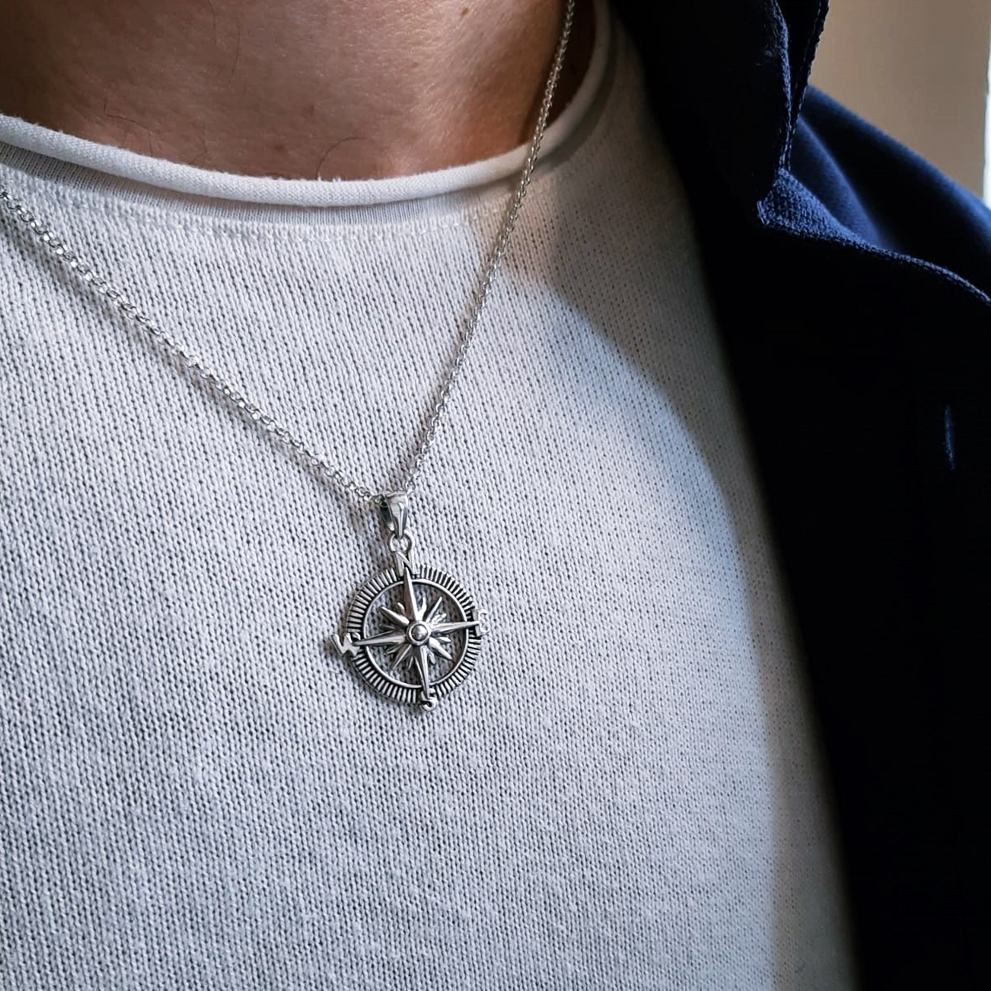 North star necklace sale mens