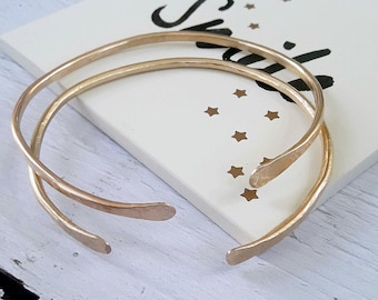 Gold Fill Bangle, Ladies Gold Cuff Bracelet, 14k Gold Filled Cuff, Gold Bangle, Simple Gold Bracelet, Minimalist Bracelet