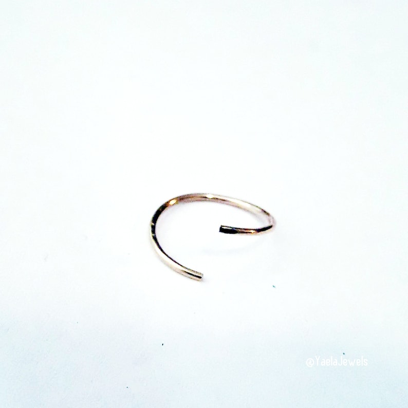 Belly Button Ring Simple and Delicate Belly Button Hoop Ring Etsy