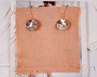 Silver Flower Power Earrings