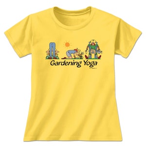 Gardening Yoga Women s T shirt Gardening Shirt Nature Inspired