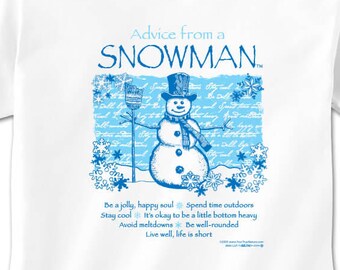 Advice From a Snowman Svg - Etsy