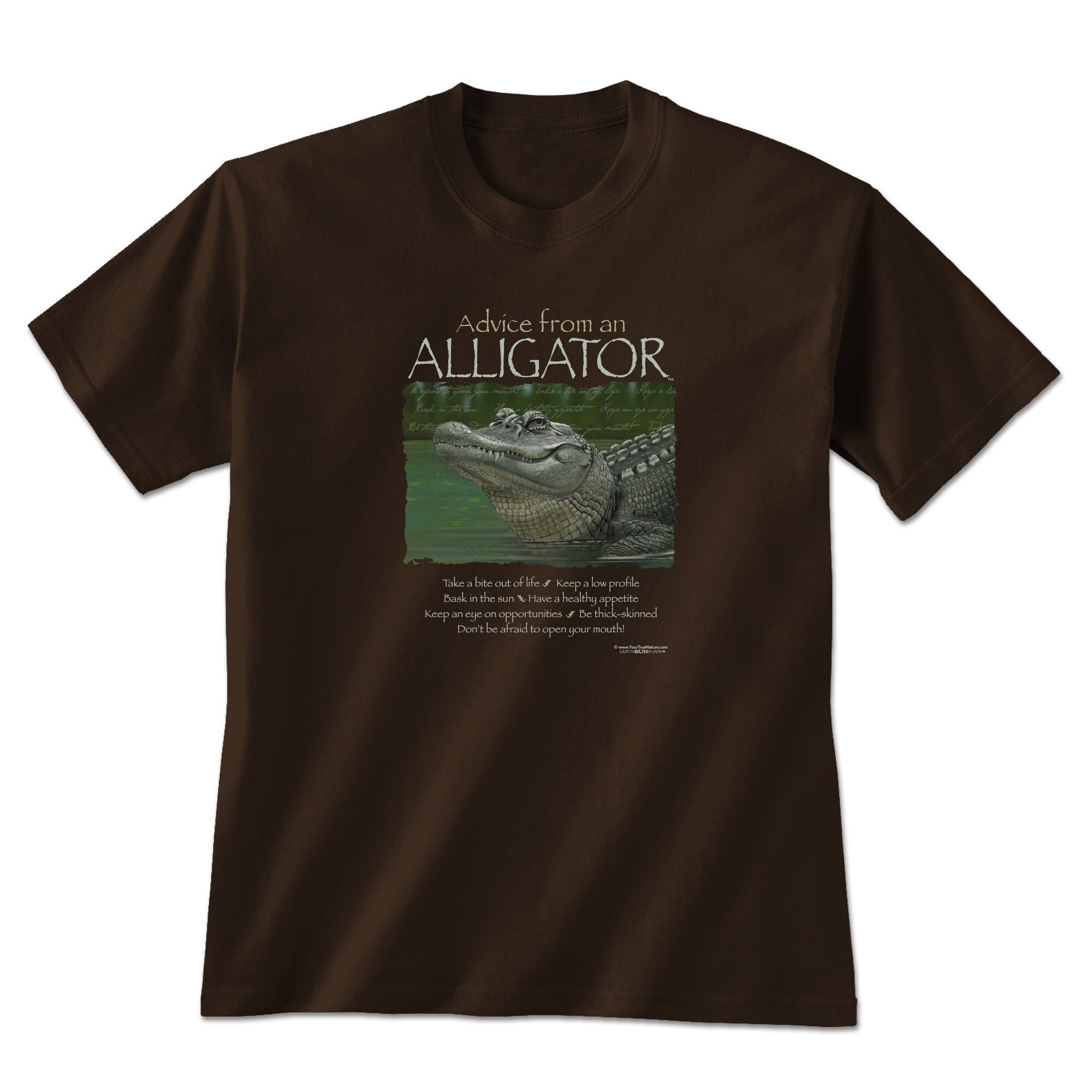 Alligator T-shirt Graphic Tee Advice 