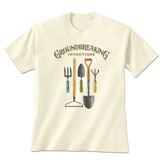 Gardening T shirt Gardening Tee Groundbreaking Tools Groundbreaking Gift for Gardeners Graphic T shirt Unisex Adult T shirts Etsy Canada