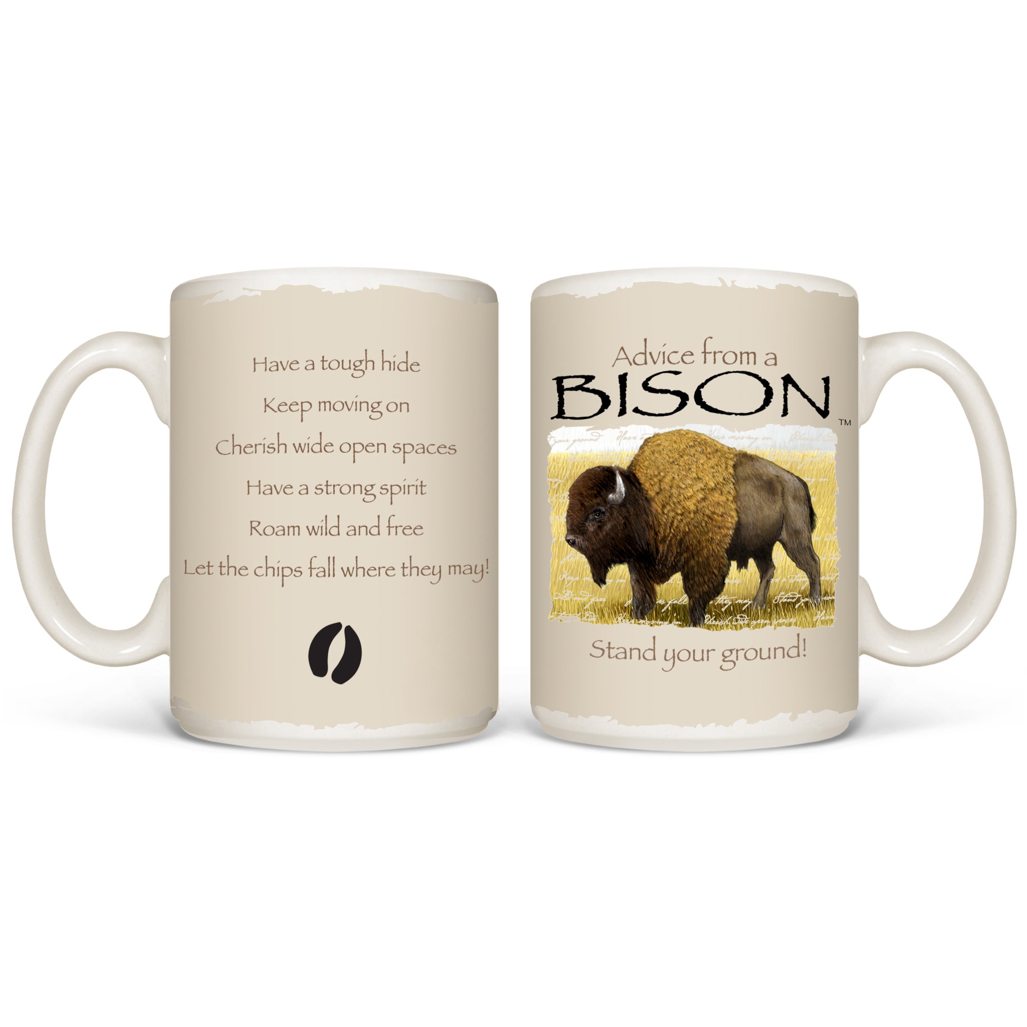 Bison Mug Coffee Cup Coffee Lover Advice From A Bison Etsy