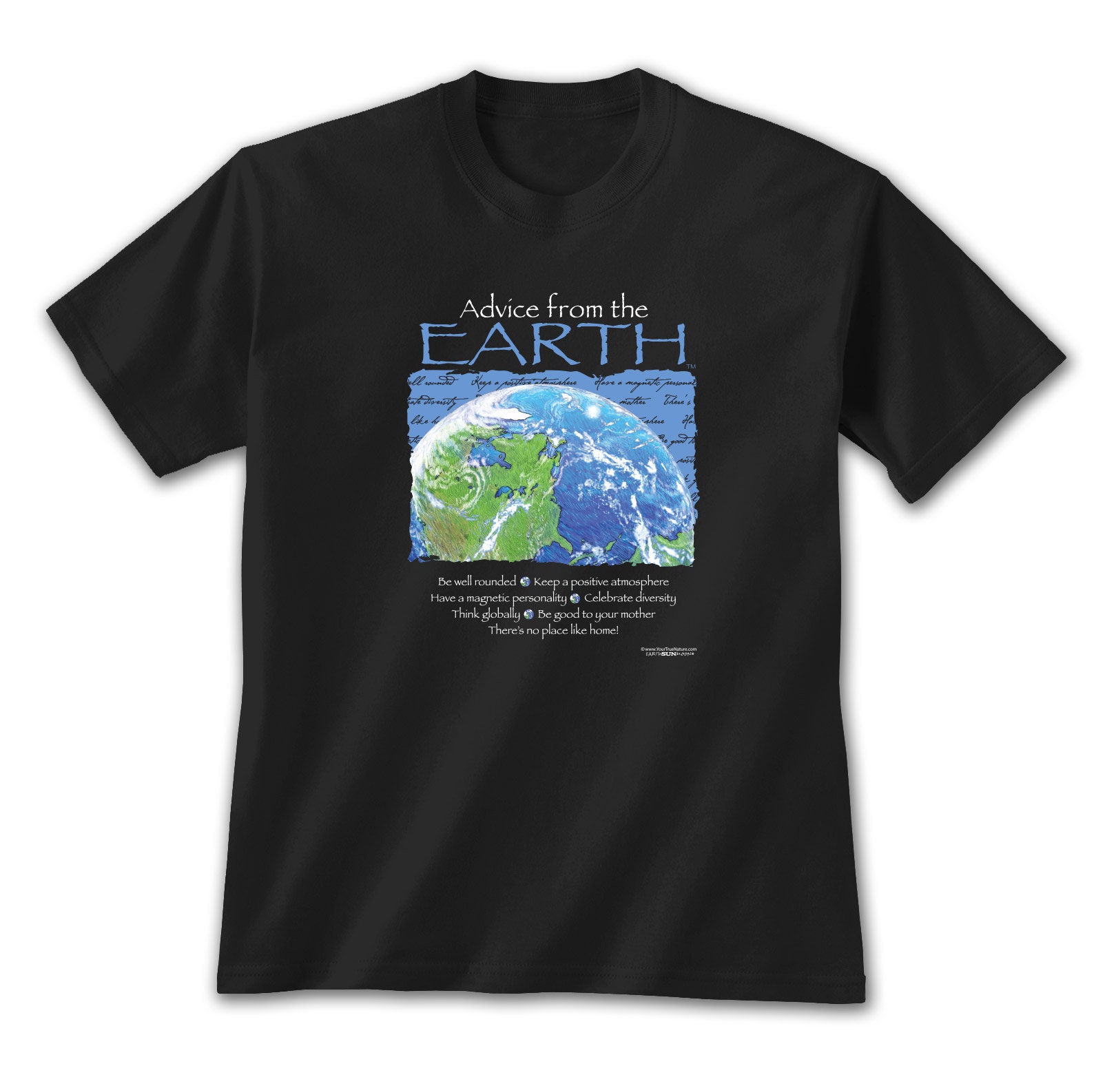 Earth Shirt Nature Lover Tee Advice From Earth Earth Day Etsy