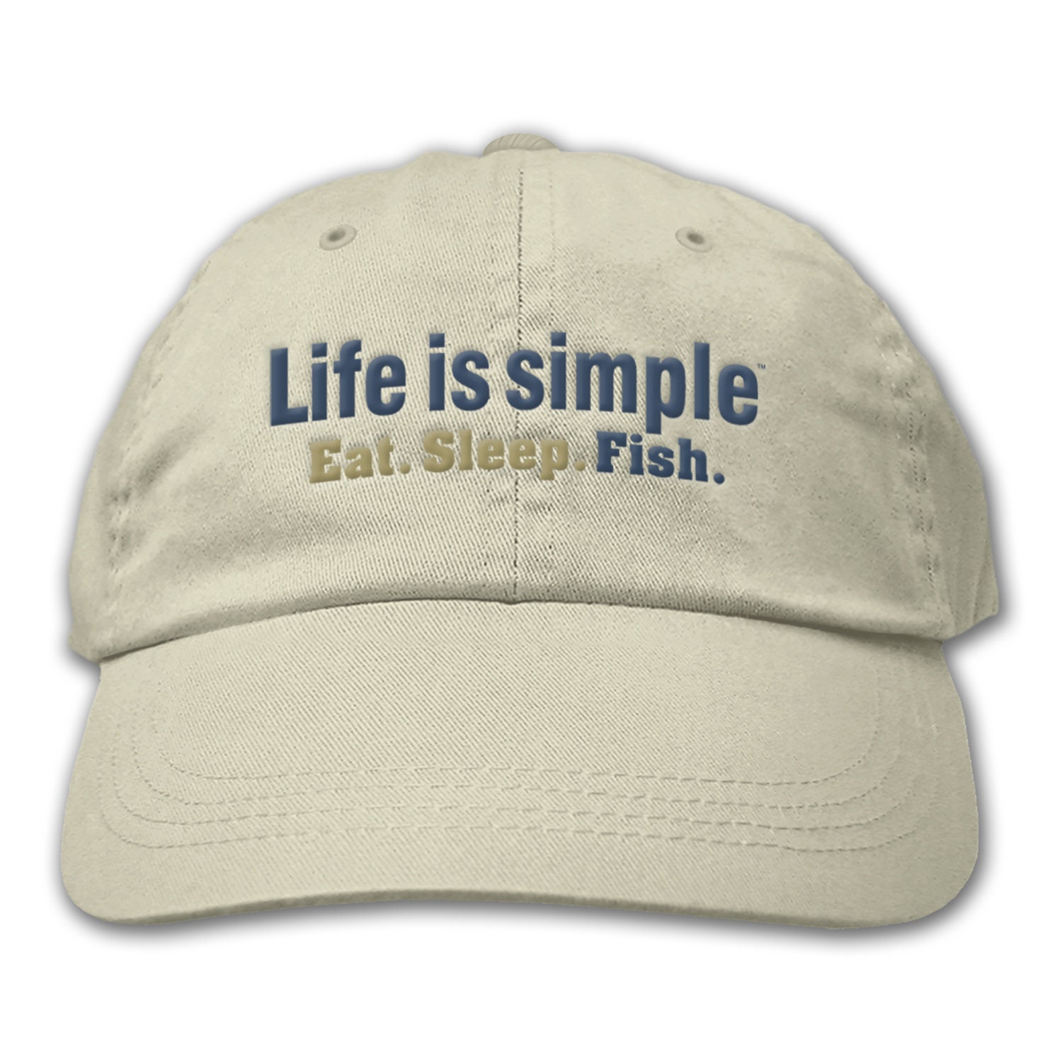 Life Is Simple Fish Baseball Cap | Embroidered Hats | Fishing | Embroidered  Baseball Caps | Gifts for Fishers | Nature Lover | Outdoor Lover