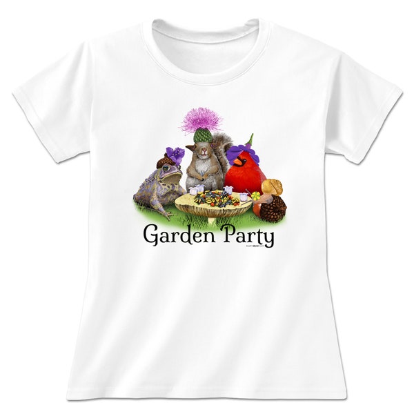 Gardening Shirt | Graphic Tee | Garden Party | Nature Inspired | Gifts For Gardeners | Animal Lover | Summer T-Shirt | Ladies' T-Shirts