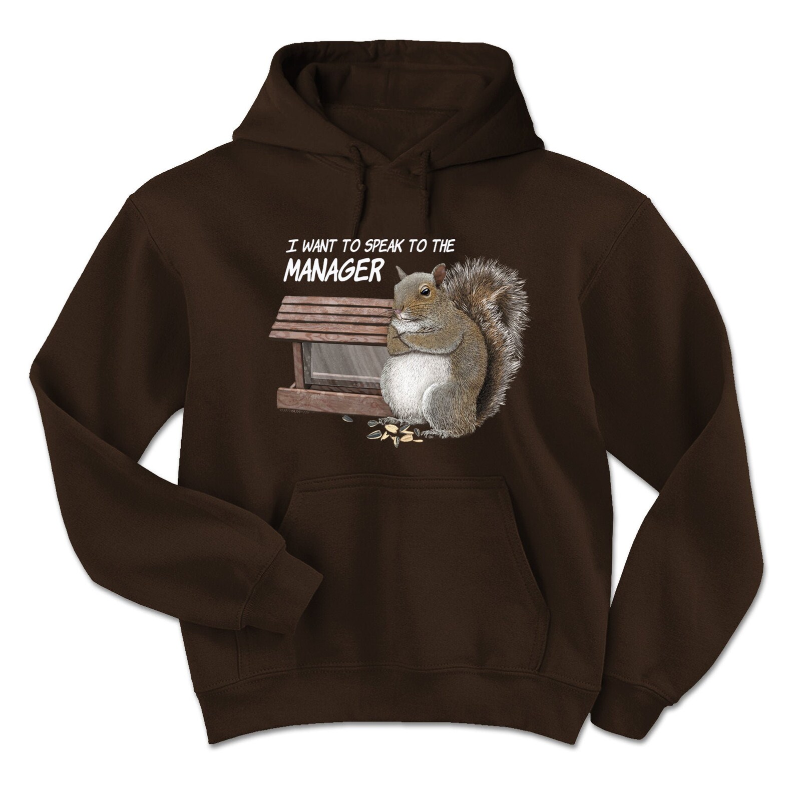 Squirrel Sweatshirt Adult Hoodie the Manager Funny Etsy