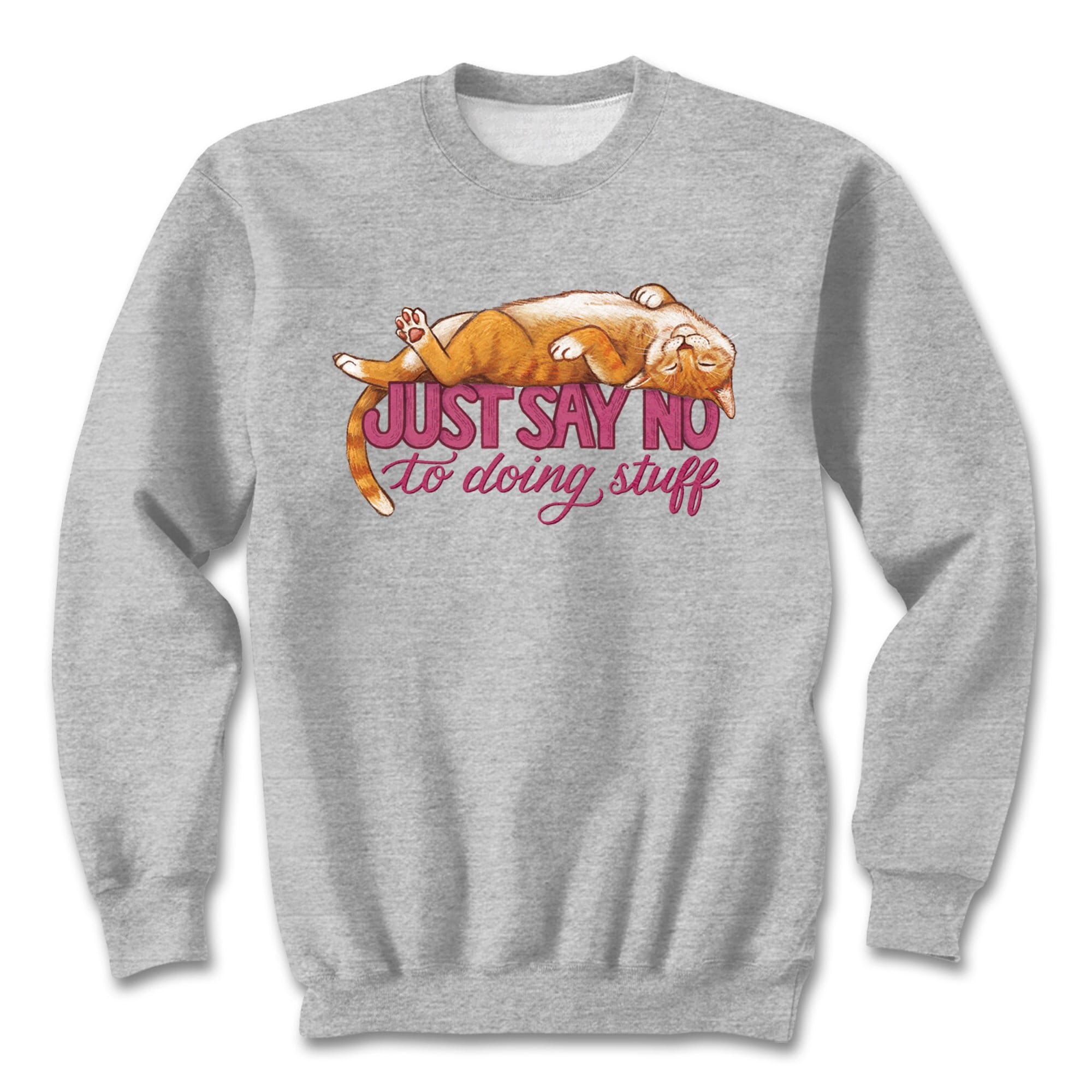 Just Say No to Doing Stuff Lazy Kitty Animal Lover Funny - Etsy Canada
